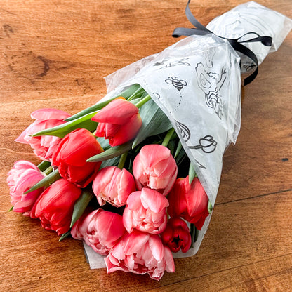 Valentine's Day Sleeved Tulips - Free Local Delivery